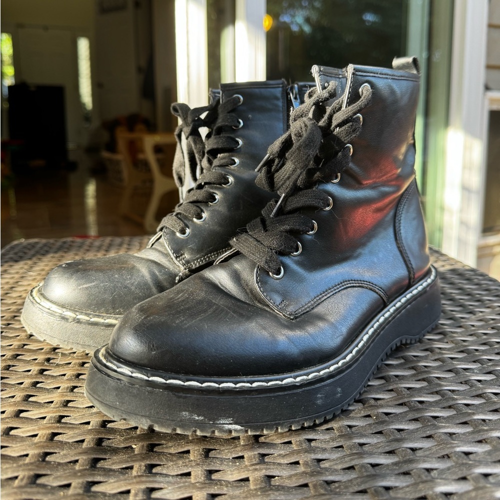 Madden Girl Combat Boots